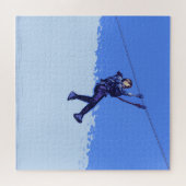 ジッパーは私の事である – Zipline Rider ジグソーパズル (横)