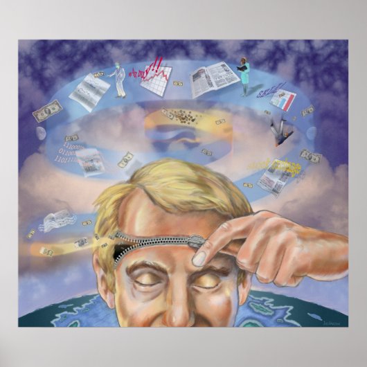 ジッパーを持った男 ポスター (正面)