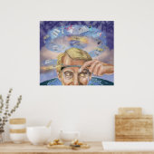 ジッパーを持った男 ポスター (キッチン)