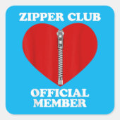 ジッパークラブハート手術回復オープンハートバイパス スクエアシール (正面)