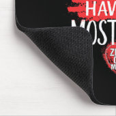 ジッパークラブ会員開きハート手術サバイバー マウスパッド (コーナー)