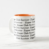 ジッパークラブ生存者 ツートーンマグカップ (正面左)
