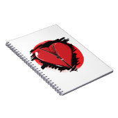 ジッパーハート ノートブック (右側)