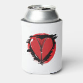 ジッパーハート 缶クーラー (缶裏面)