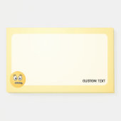 ジッパーマウス顔 ポストイット (正面)