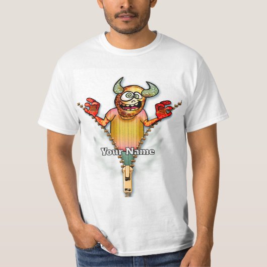 ジッパーモンスター Tシャツ (正面)
