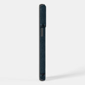 ジッパー付きおしゃれデニム iPhoneケース (右側面)