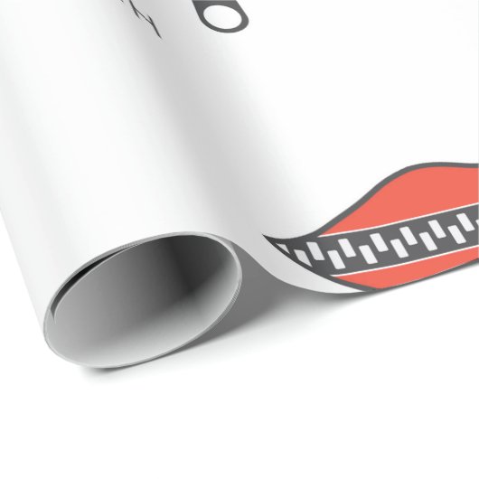 ジッパー付きの口に継ぎ目のない模様 ラッピングペーパー (ロールコーナー)