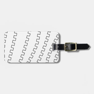 ジッパー線 ラゲッジタグ