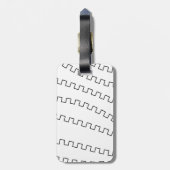 ジッパー線 ラゲッジタグ (裏面縦)