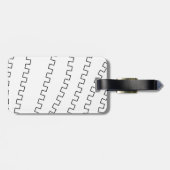 ジッパー線 ラゲッジタグ (裏面横)