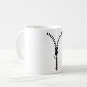 ジッパー コーヒーマグカップ (正面左)