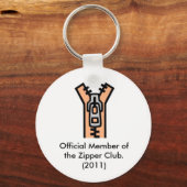 ジッパー、ジッパークラブの公式メンバー。(2010) キーホルダー (正面)
