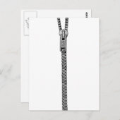 ジッパー ポストカード (正面/裏面)