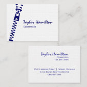 ジッパー 名刺 (正面/裏面)