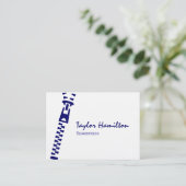 ジッパー 名刺 (スタンド正面)