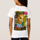 ジッパー。T-シャツ Tシャツ (裏面)