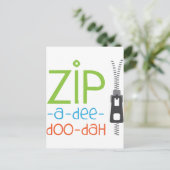 ジッパーZip ポストカード (スタンド正面)