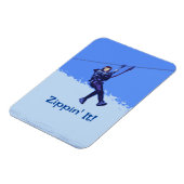 ジッピンだ！- Zipline Rider マグネット (左側)