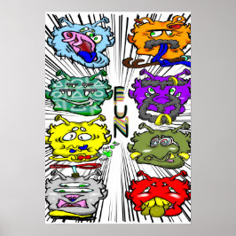 ジッピートリップ（幻覚体験）のようなエイリアンダズおもしろい ポスター