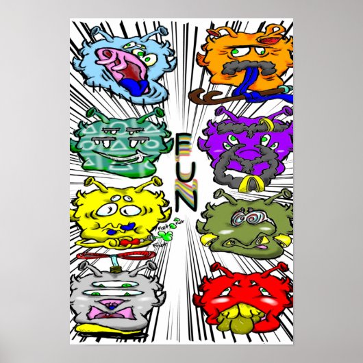 ジッピートリップ(幻覚体験)のようなエイリアンダズおもしろい ポスター (正面)