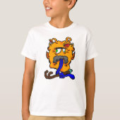 ジッピートリップ(幻覚体験)のようなエイリアンダズオールドk tシャツ (正面)