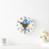 ジッフェイクパー格言 ラウンド壁時計 (ホーム)