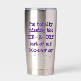 ジップおもしろい・ア・ディー・ド・ダ 保温保冷タンブラー