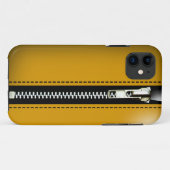 ジップそれをアップ – Trompe L'Oeil yellow Case-Mate iPhoneケース (裏面(横))