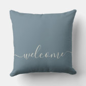 ジップパーソナライズされたコードと町の新しいハウスギフト クッション (裏面)