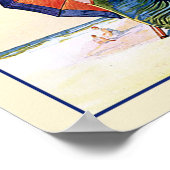 ジップヘアリムーバおもしろいヴィンテージ1924広告 ポスター (角)