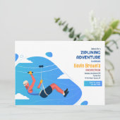 ジップラインアドベンチャー招待状 招待状 (スタンド正面)