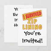 ジッ生き延びプライニング 招待状 (正面/裏面)