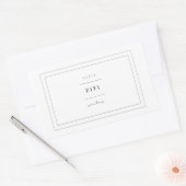 ジティパスタ食品ラベルシール 長方形シール (封筒)