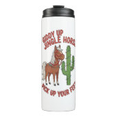 ジディアップジングル馬あなたの足を拾う タンブラー (正面)