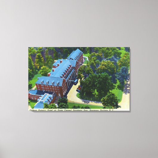 ジデオンパットナムホテルの空中表示スパ キャンバスプリント (正面)