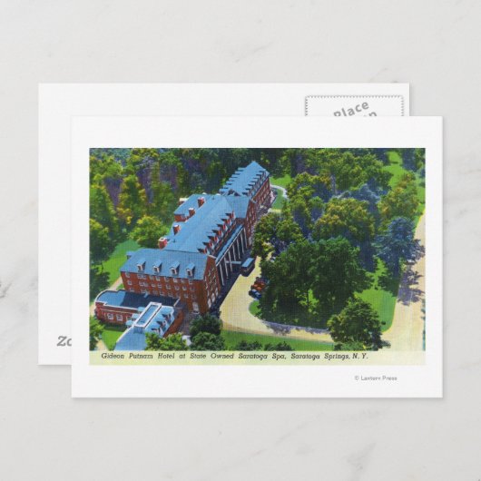 ジデオンパットナムホテルの空中表示スパ ポストカード (正面/裏面)