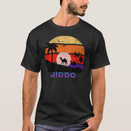 ジドレトロサンセット海祖父 Tシャツ