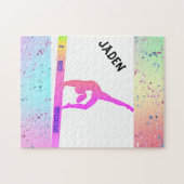 ジナスティクスパズルパーソナライズされた! ジグソーパズル (横)