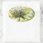 ジナ霜の降りたー 楕円形シール (バッグ)