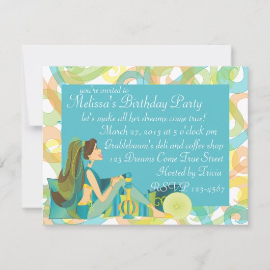 ジニかわいらしエ 招待状 (正面)