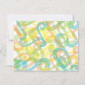 ジニかわいらしエ 招待状 (裏面)