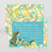 ジニかわいらしエ 招待状 (正面/裏面)