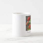 ジニアは花で、地球笑います コーヒーマグカップ (中央)