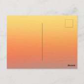 ジニアスとの精神の実り ポストカード (裏面)