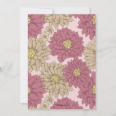 ジニアスフローラ招待状 招待状 (裏面)