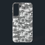 ジニアス一丁目白番 SAMSUNG GALAXY S22 ケース<br><div class="desc">手 – 絵を描《植物》百日草花のベクトルパターン</div>