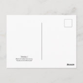 「ジニアス1。」 ポストカード (裏面)