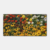 ジニカラフルアスとゴールデン・ラベキアスフローラ デスクマット (正面)