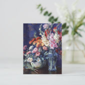 ジニーアとグラジオラスby Matilda Browne ポストカード (スタンド正面)